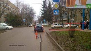 В Пятигорске на пешеходном переходе был сбит пенсионер