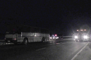 Сотрудники ДПС Невинномысска спасли от холода пассажиров неисправного автобуса