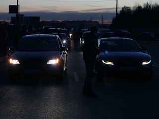 В ночных гонках в Пятигорске участвовали свыше 100 автомобилей со всего Ставрополья