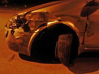 В Пятигорске из-за лопнувшего колеса столкнулись 4 автомобиля