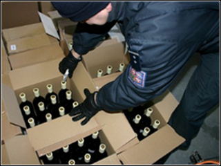 В Предгорном районе Ставрополья изъяли контрафактный алкоголь с примесью ацетона