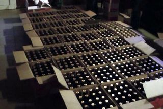 На Кавминводах изъяли более 3 тысяч бутылок подпольной водки и коньяка