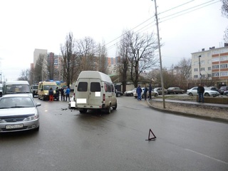 В Ставрополе пассажирка «Лады Калины» пострадала в ДТП с маршруткой