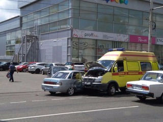 В Ставрополе машина скорой помощи попала в ДТП