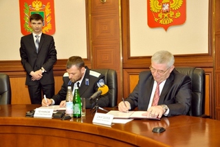 Администрация Ставрополя подписала соглашение о сотрудничестве с казаками
