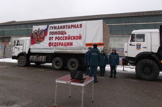 Из Пятигорска выехали два грузовика с гумпомощью для Донбасса