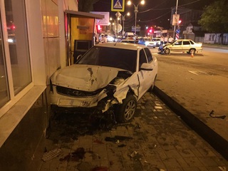 В крупной аварии в Пятигорске пострадали люди