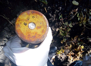 На Ставрополье возле монастыря обнаружили противопехотную мину