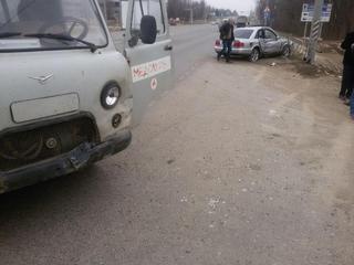 На Ставрополье пьяный водитель автомобиля медслужбы спровоцировал ДТП