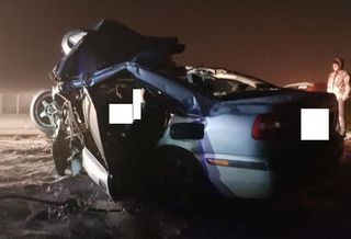 Под Пятигорском при столкновении с «КамАЗом» погиб водитель иномарки