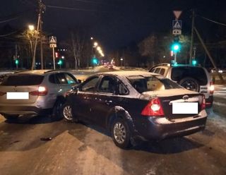 В Ставрополе девушка пострадала при столкновении четырех автомобилей