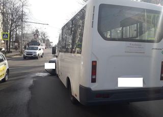 В Ставрополе автобус с пассажирами попал в ДТП