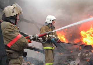 В центре Пятигорска в жилом доме произошел пожар