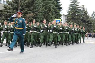 Парад Победы с участием ветеранов состоялся в Пятигорске