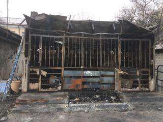 В Ессентуках сгорел продуктовый магазин