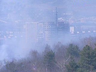 В Пятигорске участились случаи возгорания сухостоя