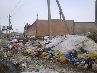 Мусорную кучу в Архангельске расчистили