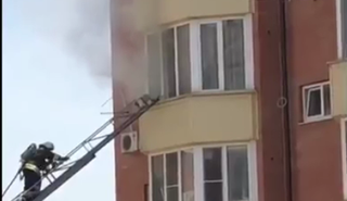 В одной из многоэтажек Пятигорска произошел пожар