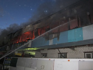 Пожар на рынке «Тухачевский» в Ставрополе удалось потушить