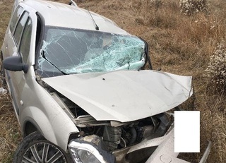 На Ставрополье водитель погиб при столкновении двух автомобилей
