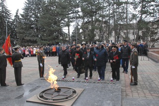 Жители Пятигорска отметили 73-летнюю годовщину освобождения города от фашистских захватчиков