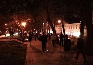 В несанкционированном митинге в Ставрополе приняли участие несколько десятков человек