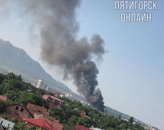 В Пятигорске в шубном цехе произошел пожар