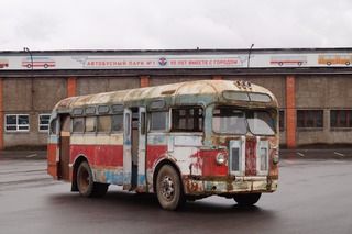 Житель Ставрополя передал музею Санкт-Петербурга раритетный автобус