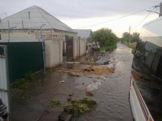 В Михайловске в одном из районов затопило несколько домов
