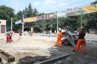 В Пятигорске продолжаются работы по реконструкции улиц