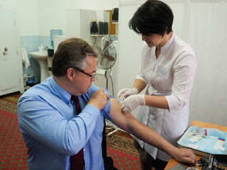 Прививки от гриппа сделали более 20% жителей Ставрополья